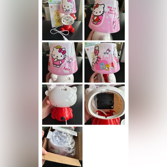 Hello kitty clock/ lamp - Picture 2 of 2